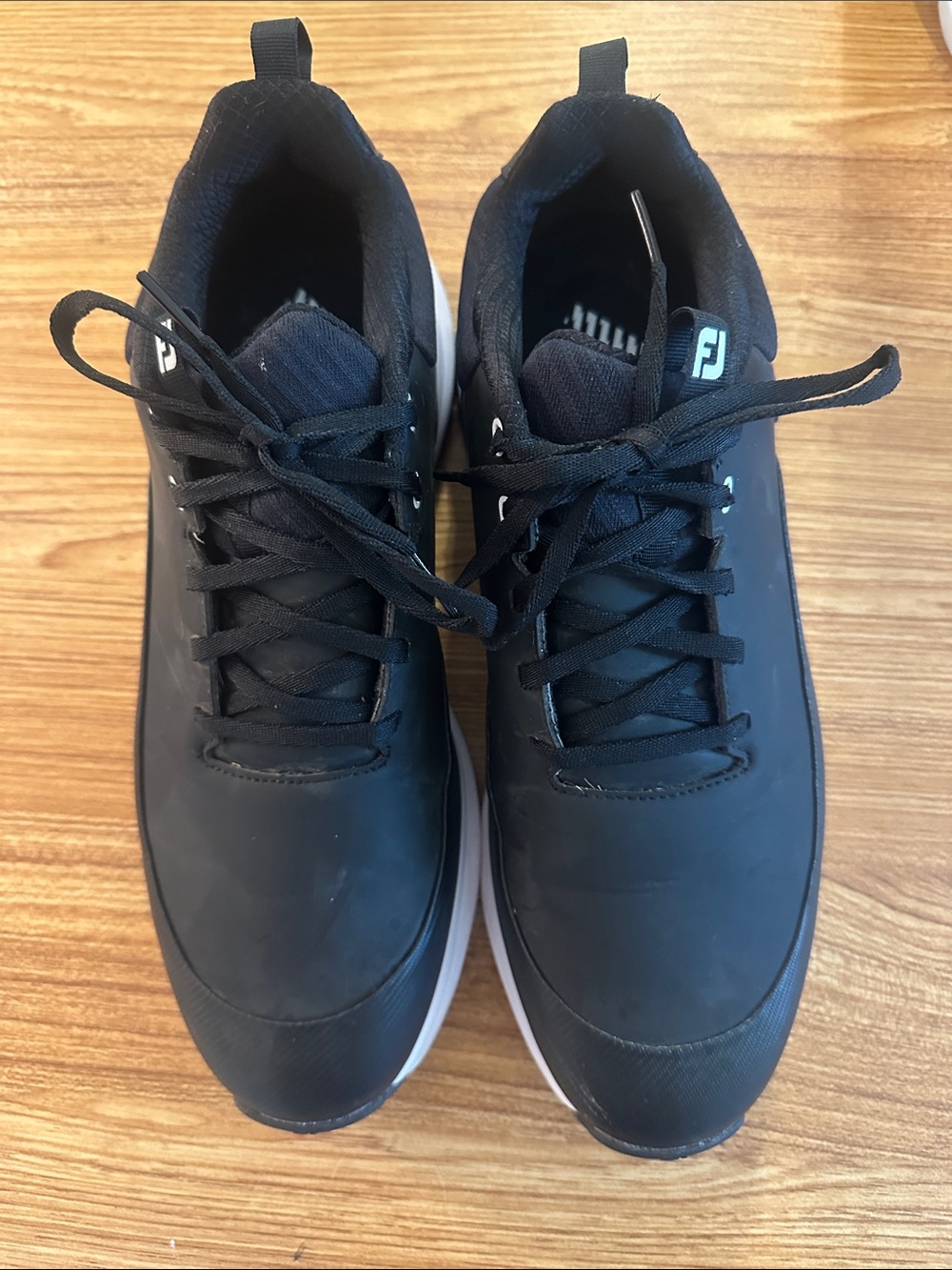 FootJoy Men's Black and White Golf Sneakers